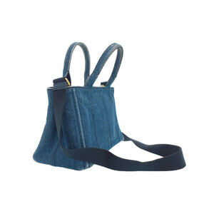 Prada Handbag Canapa Denim Bag